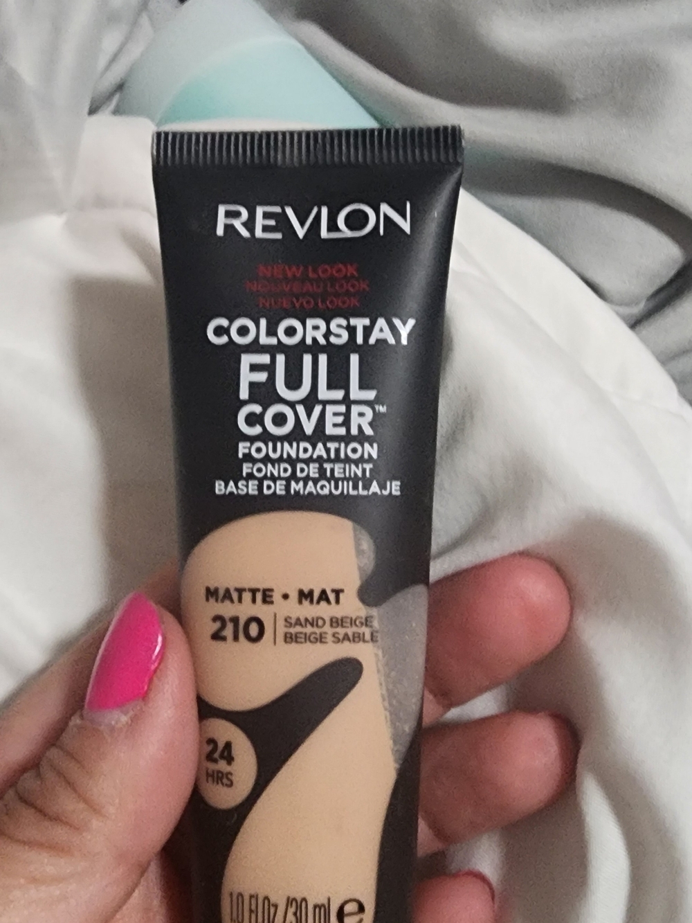 Revlon ColorStay Full Cover Foundation - Sand Beige (210) with Pink Accent